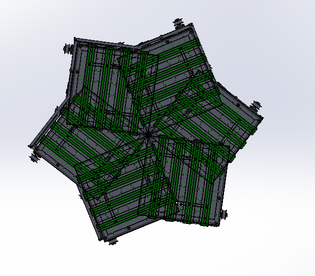 升降气动烘烤装置